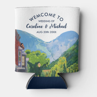 Waterverf Telluride Colorado trouwberg Blikjeskoeler