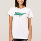 Waterverf Tennessee Shape - Muddy Pond - JS T-shirt (Voorkant)
