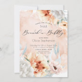 Waterverf Terracotta Brunch Bubble Vrijgezellenfee Kaart (Voorkant)