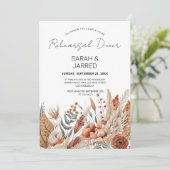 Waterverf Terracotta Flowers repetitie Kaart (Staand voorkant)