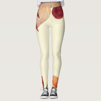 Waterverf terracotta leggings