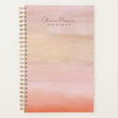 Waterverf terracotta roest planner (Voorkant)