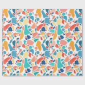 Waterverf Terrazzo naadloos. Handtekening Cadeaupapier (Vlak)