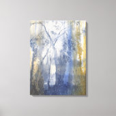 Waterverf Terug landpas Canvas Afdruk (Voorkant)