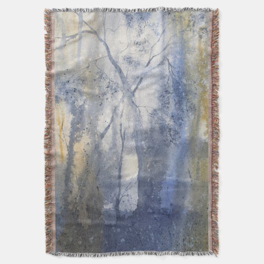 Waterverf Terug landpas Deken (Voorkant Verticaal)