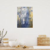 Waterverf Terug landpas Poster (Keuken)