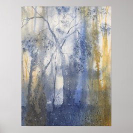 Waterverf Terug landpas Poster