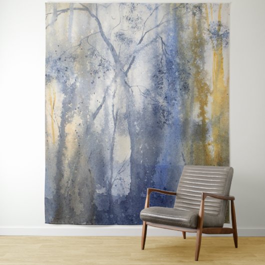 Waterverf Terug landpas Wandkleed (In situ)