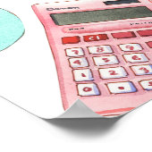 Waterverf Terug naar school Poster (Hoek)