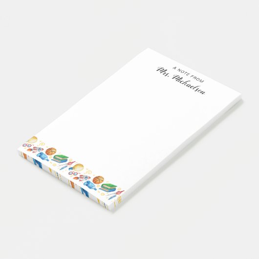 Waterverf Terug naar schoollerarenvoorraad Post-it® Notes (Schuin)