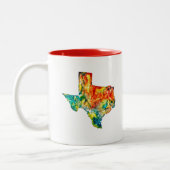 Waterverf Texas Coffee Mok (Links)