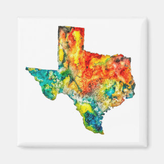 Waterverf Texas Custom Magnet