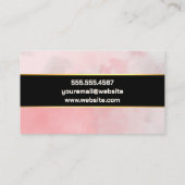 Waterverf Textuur Achtergrond Visitekaartje (Achterkant)