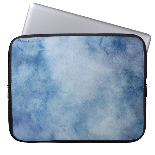 Waterverf textuur achtergrondverf laptop sleeve (Voorkant)