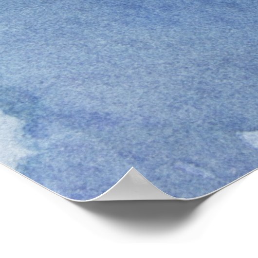 Waterverf textuur achtergrondverf poster (Hoek)