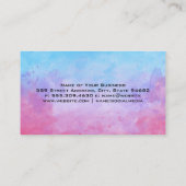 Waterverf textuur | Goudborstel Visitekaartje (Achterkant)