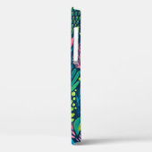 Waterverf textuur met bloemen en planten. Floral Case-Mate iPhone Case (Achterkant / Links)