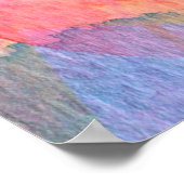 Waterverf textuur poster (Hoek)