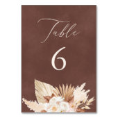 Waterverf Textuur Tabelnummerkaarten Oranje Kaart (Achterkant)