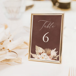 Waterverf Textuur Tabelnummerkaarten Oranje Kaart