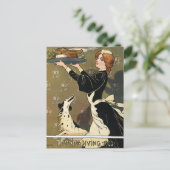  Waterverf Thanksgiving 1905 Illustratie Feestdagenkaart (Staand voorkant)