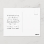 Waterverf Thanksgiving Briefkaart (Achterkant)