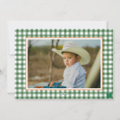 Waterverf Thanksgiving Cornucopia Foto Feestdagenkaart (Achterkant)