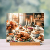 Waterverf Thanksgiving Illustratie Acryl Bord (Neutraal)
