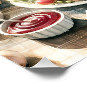 Waterverf Thanksgiving Illustratie Perfect Poster (Hoek)