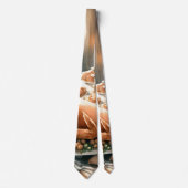 Waterverf Thanksgiving Illustratie Stropdas (Voorkant)