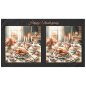 Waterverf Thanksgiving Illustratie Tafelkleed (Voorkant (Horizontaal))