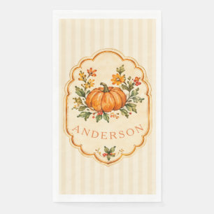 Waterverf Thanksgiving kalkoen Servet