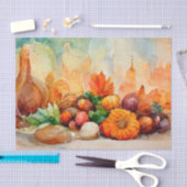 Waterverf Thanksgiving najaar Harvest Tissuepapier (Craft)