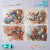 Waterverf Thanksgiving Tissuepapier (Craft)