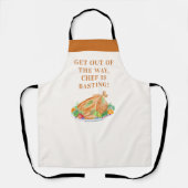 Waterverf Thanksgiving Turkije Schort (Voorkant)