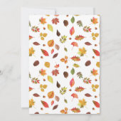 Waterverf Thanksgiving-viering Kaart (Achterkant)