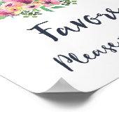 Waterverf Theepot Favor Teken Poster (Hoek)