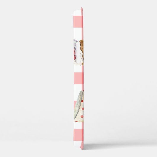 Waterverf theepotten: cupcakes naadloos patroon Case-Mate iPhone case (Achterkant / Rechts)