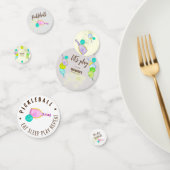 Waterverf Thema Pickleball Sport Verjaardagsfeest Confetti (Groep)