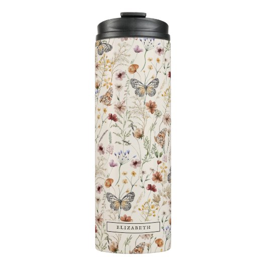 Waterverf thermische trommel thermosbeker (Voorkant)