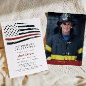 Waterverf Thin Red Line Flag Pensioen Partij Kaart