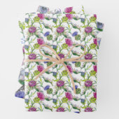 Waterverf Thistles Inpakpapier Vel (In situ)