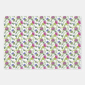 Waterverf Thistles Inpakpapier Vel (Voorkant)