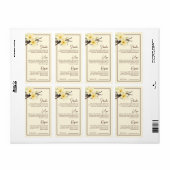 Waterverf Thuisgemaakte Vanille-extract Instructie Etiket (Full Sheet)