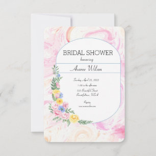 Waterverf Tie Dye en Floral Wreath