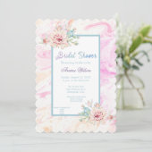 Waterverf Tie Dye en Flowers Cotton Snoep Colours Kaart (Staand voorkant)