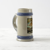 Waterverf Tiger Bierpul (Voorkant links)