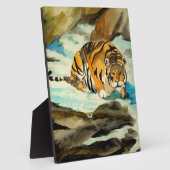 Waterverf Tiger Fotoplaat (Zijkant)