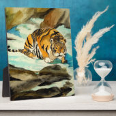 Waterverf Tiger Fotoplaat (Zijkant)