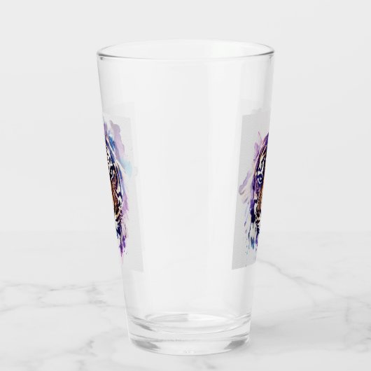 Waterverf Tiger Glas (Rechts)